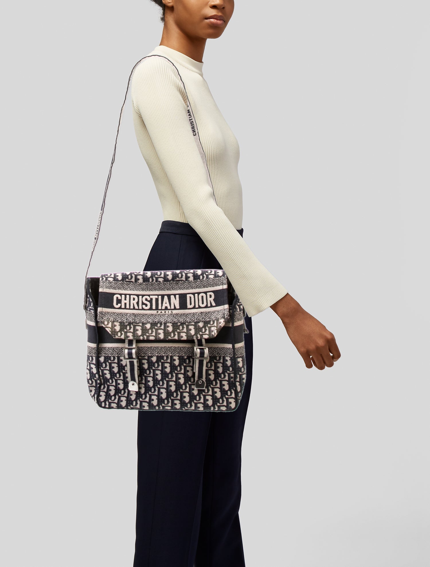 Christian Dior Oblique Jacquard Diorcamp Medium