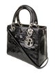 Christian Dior Patent Leather Top Handle Bag