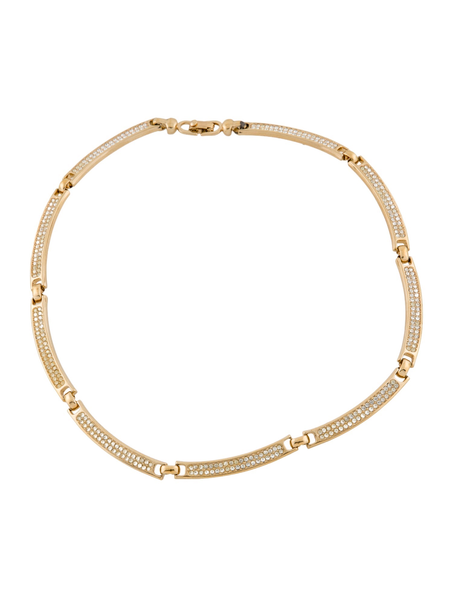 Christian Dior Vintage Crystal Collar Necklace