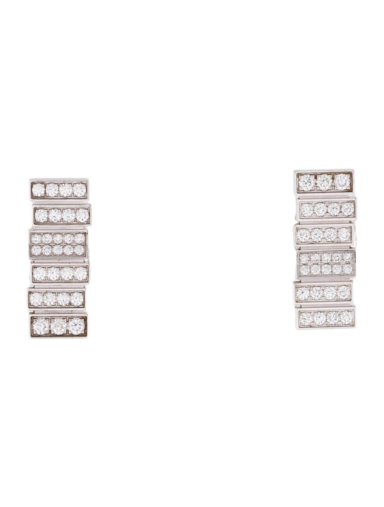 Christian Dior 18K Diamond GEM Dior Earrings