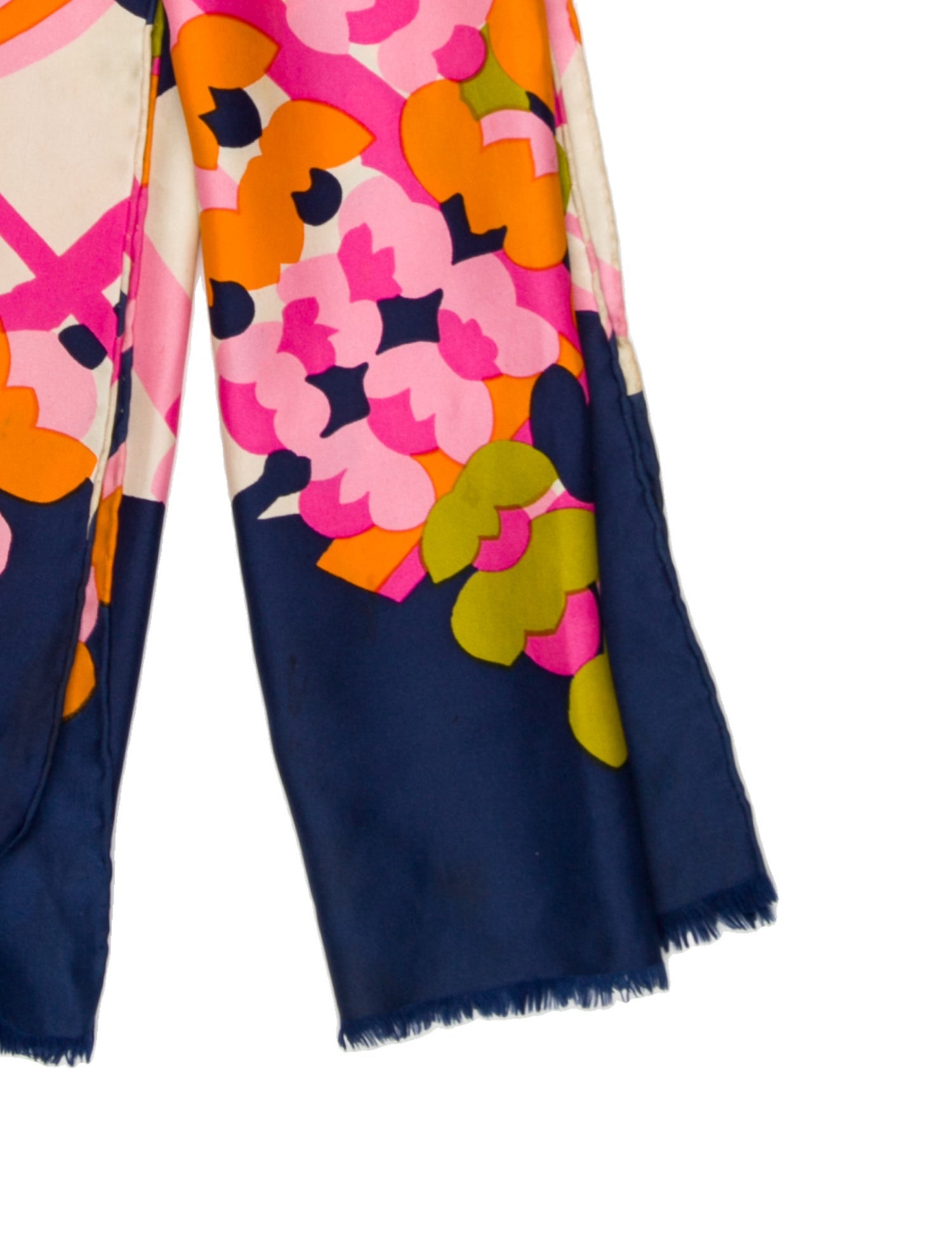 Christian Dior Silk Floral Print Scarf