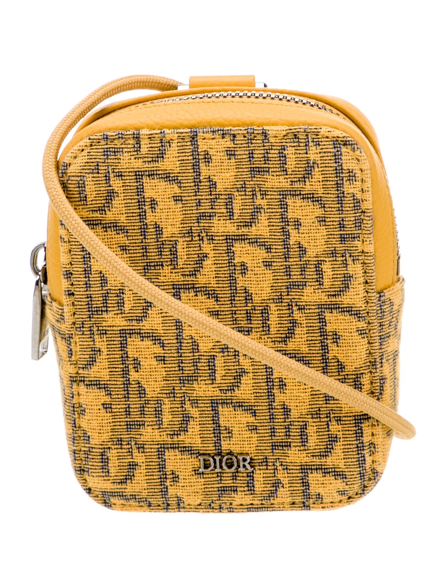 DIOR MEN Oblique Jacquard Oblique Jacquard D-Tech Pouch Nano