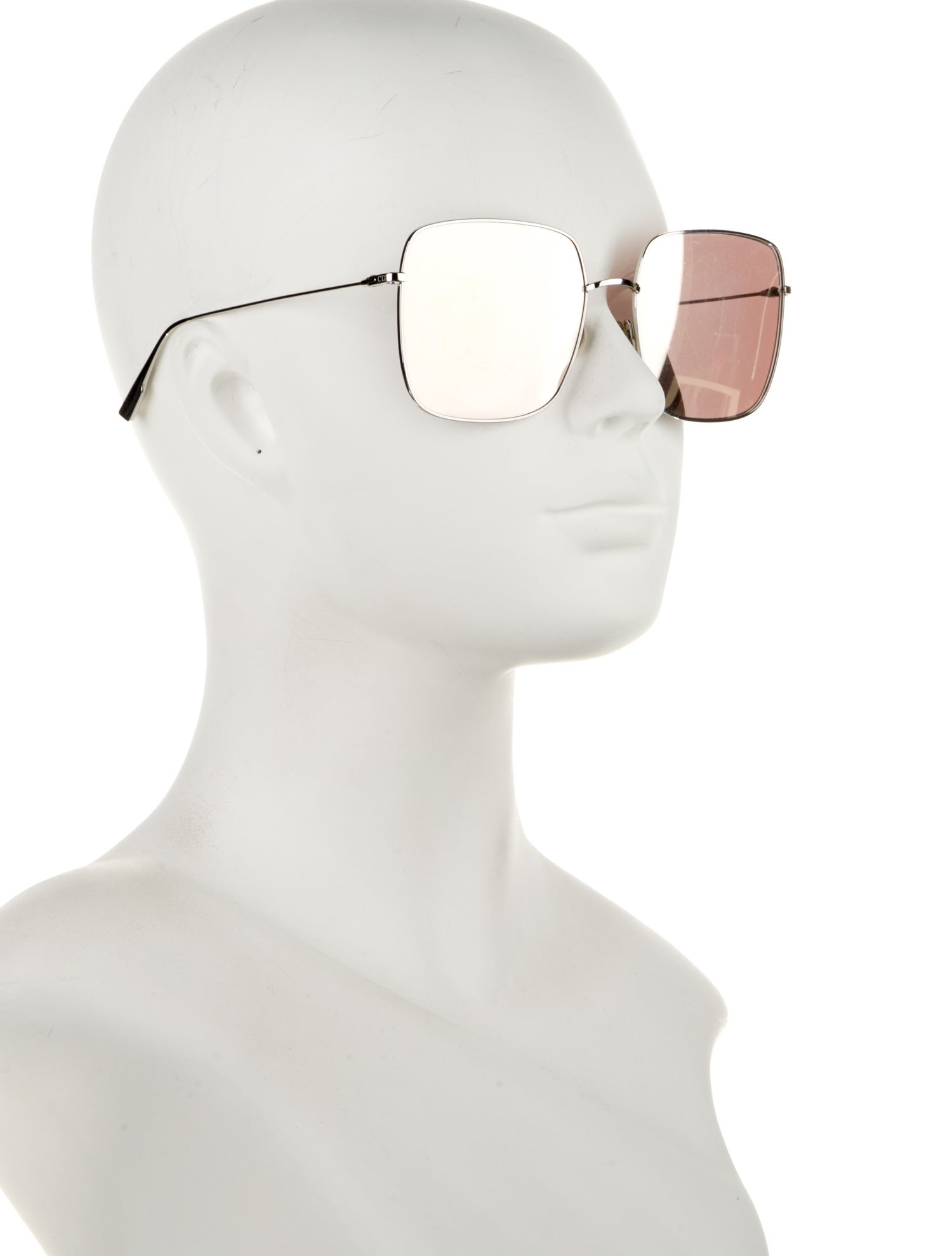Christian Dior Square Mirrored Sunglasses