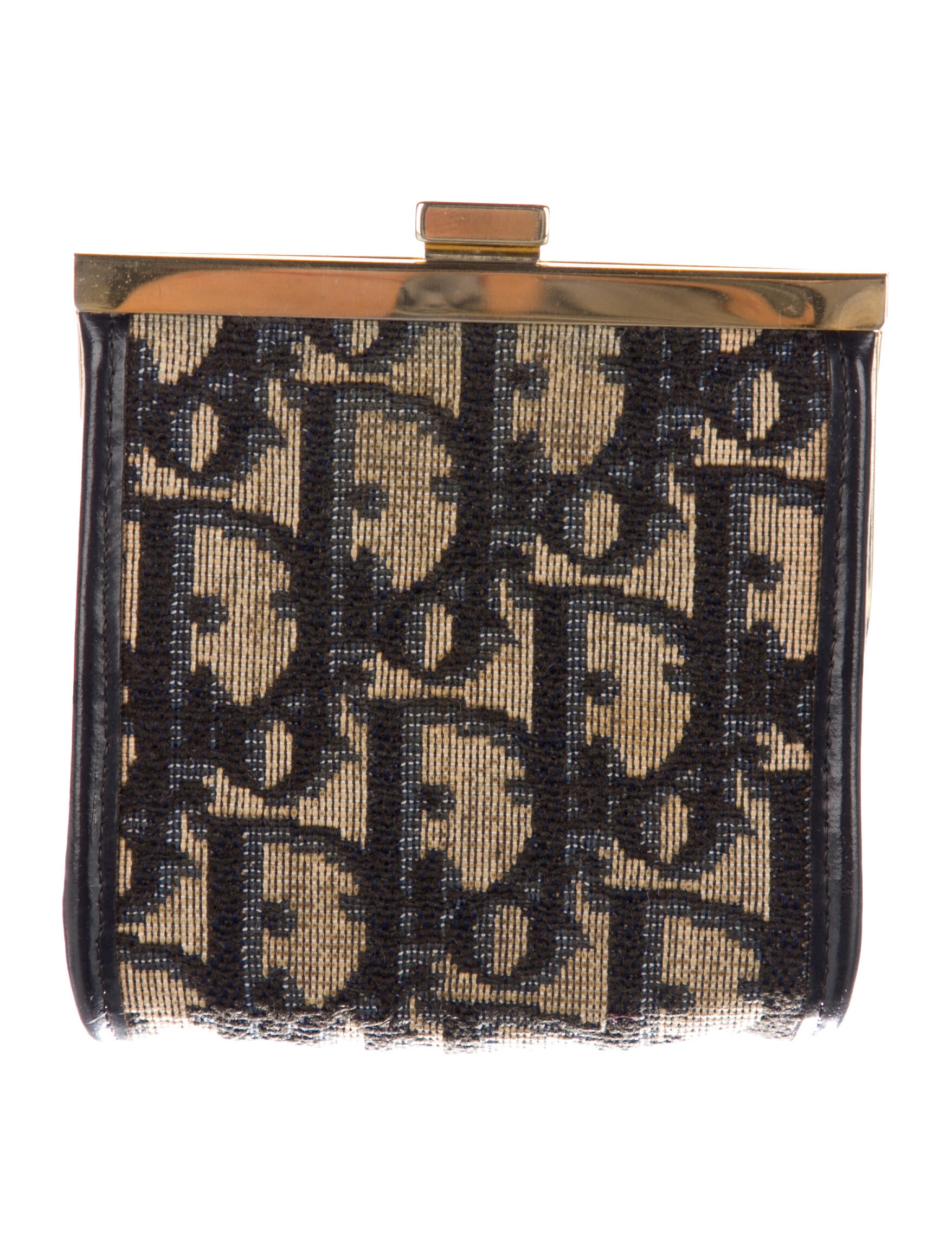 Christian Dior Vintage Diorissimo Pattern Wallet