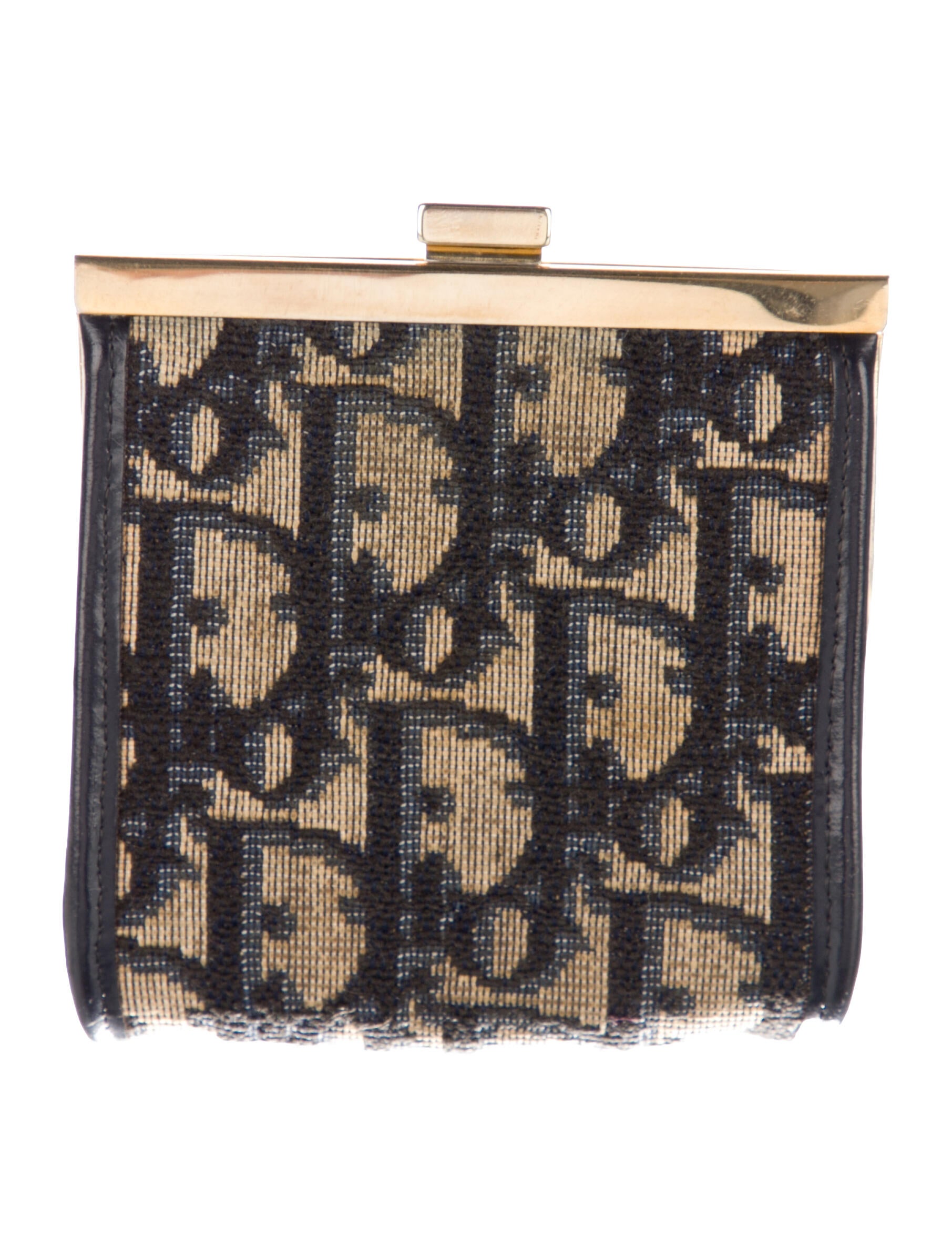 Christian Dior Vintage Diorissimo Pattern Wallet