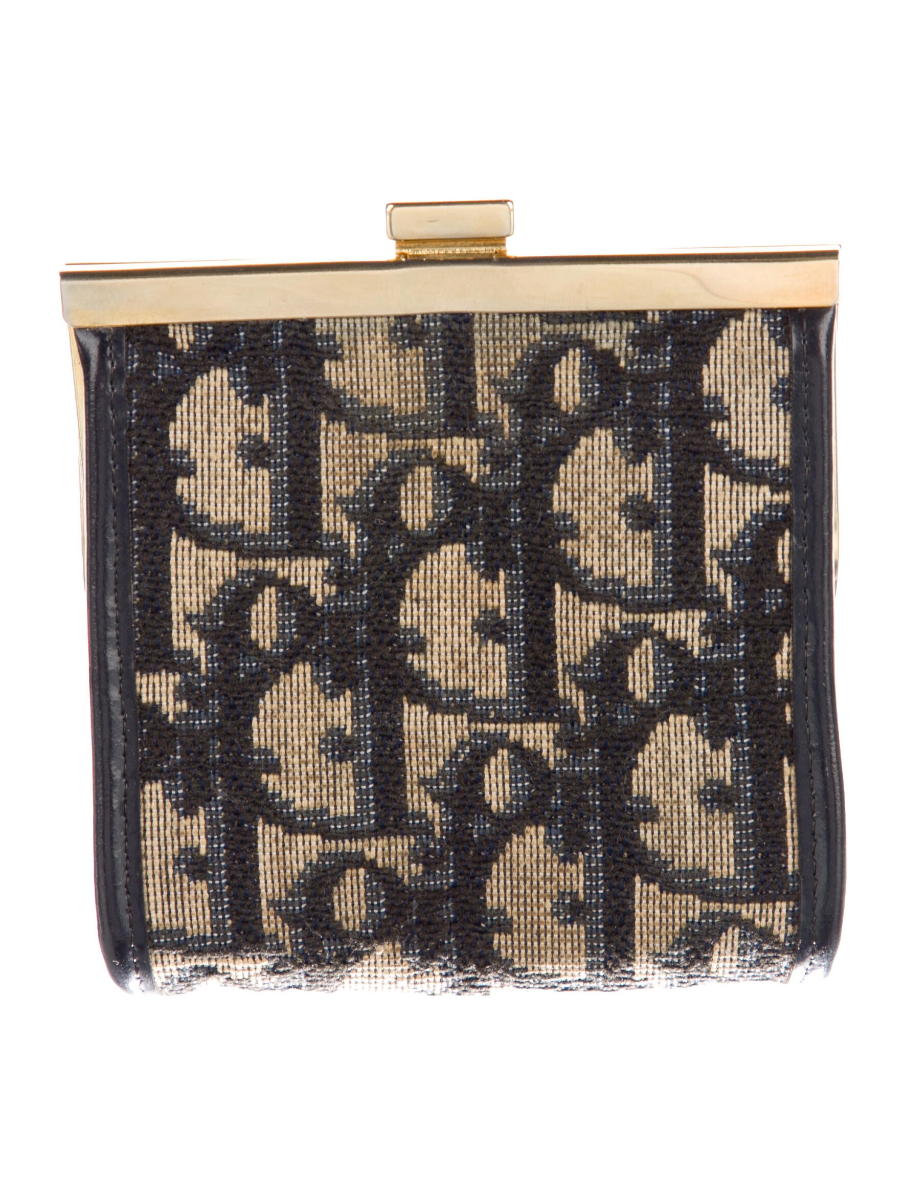 Christian Dior Vintage Diorissimo Pattern Wallet