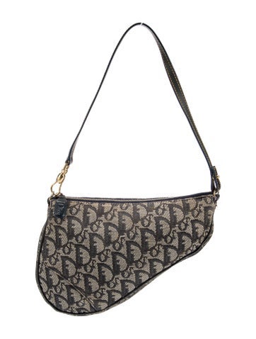 Christian Dior Shoulder Bags Diorissimo Vintage Saddle