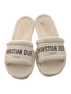 Christian Dior Leather Printed Slides
