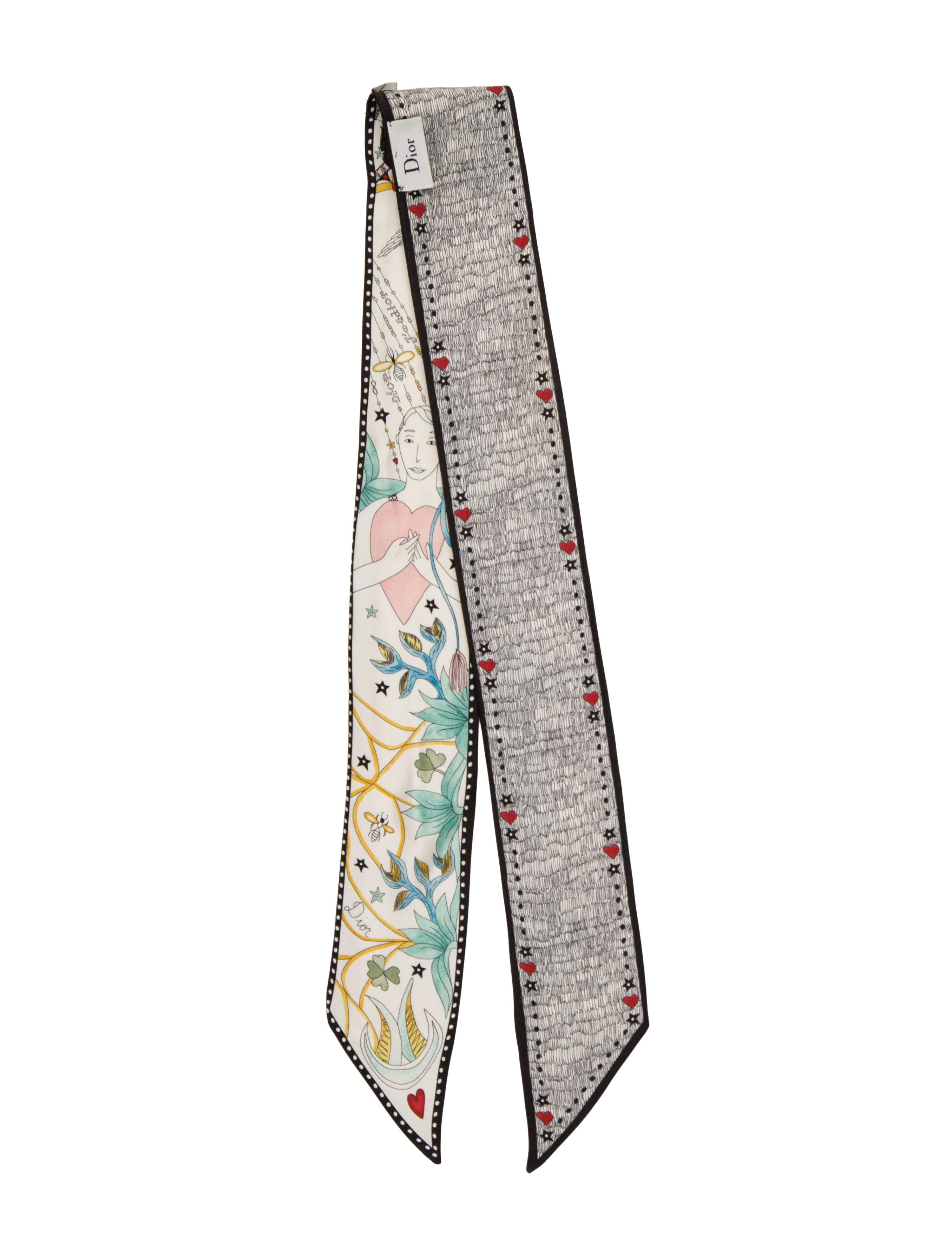 Christian Dior Twilly Scarf Silk Scarf