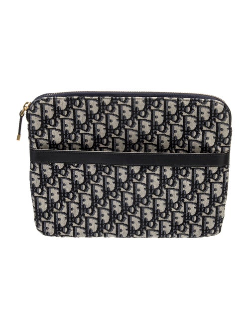 Christian Dior Oblique Jacquard Travel Case