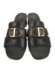 Christian Dior Signature Logo Leather Slides