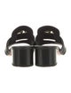 Christian Dior Signature Logo Leather Slides