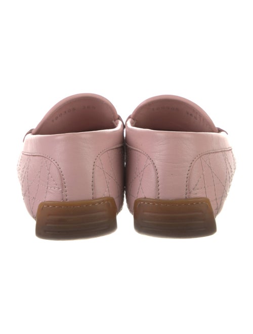 Christian Dior Cannage Pattern Leather Loafers