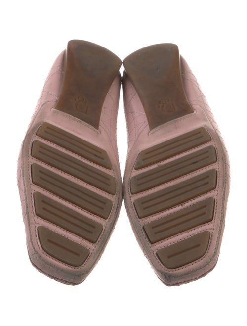 Christian Dior Cannage Pattern Leather Loafers