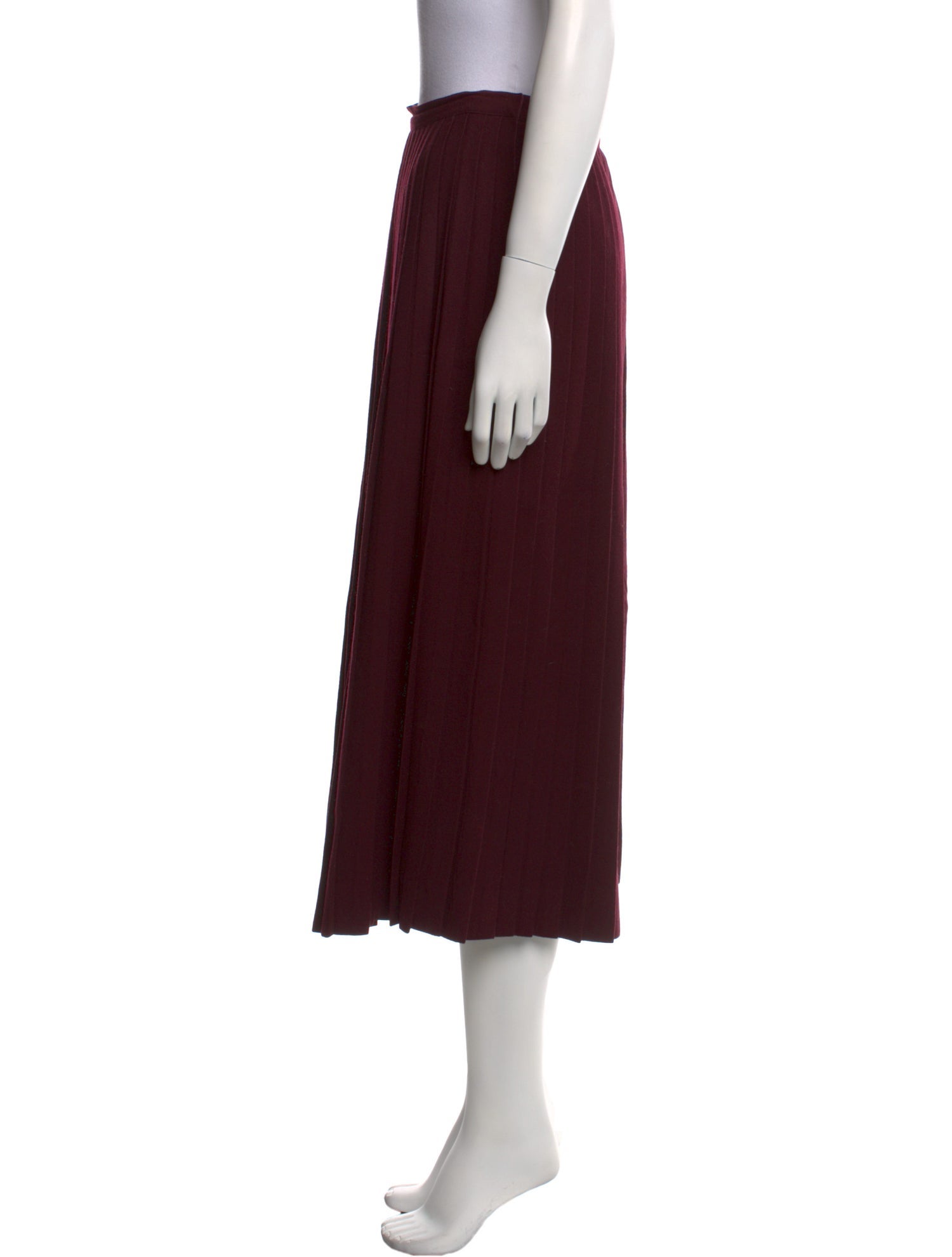 Christian Dior Wool Midi Length Skirt