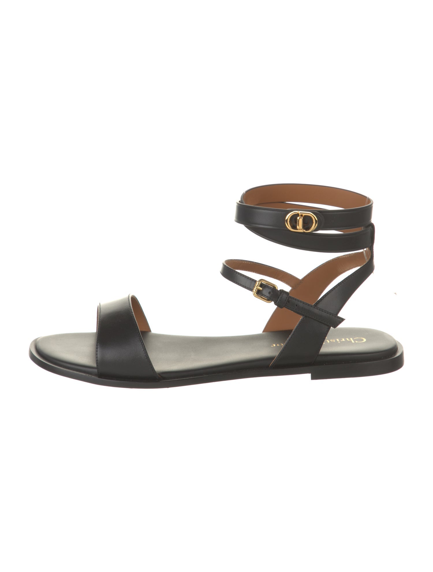 Christian Dior Leather Gladiator Sandals