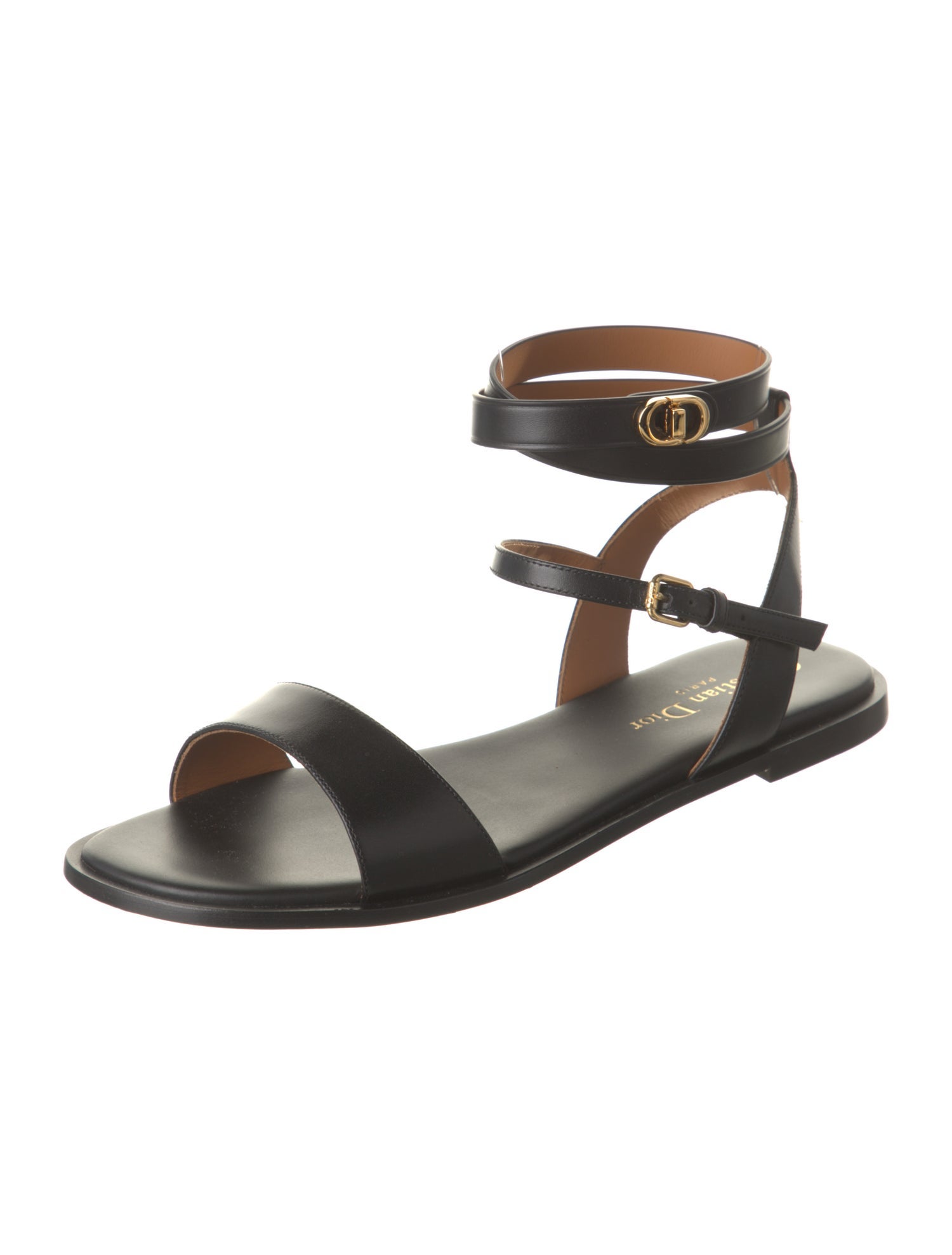 Christian Dior Leather Gladiator Sandals