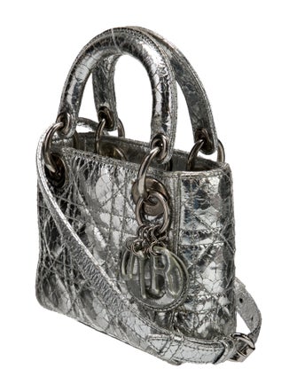 Christian Dior Leather Lady Dior Mini