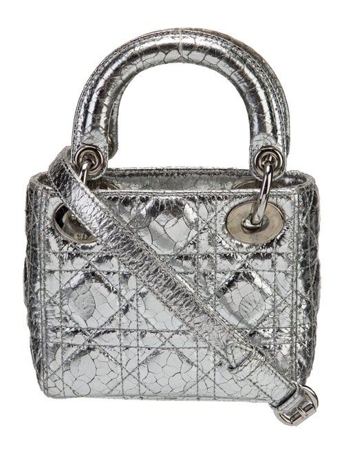 Christian Dior Leather Lady Dior Mini