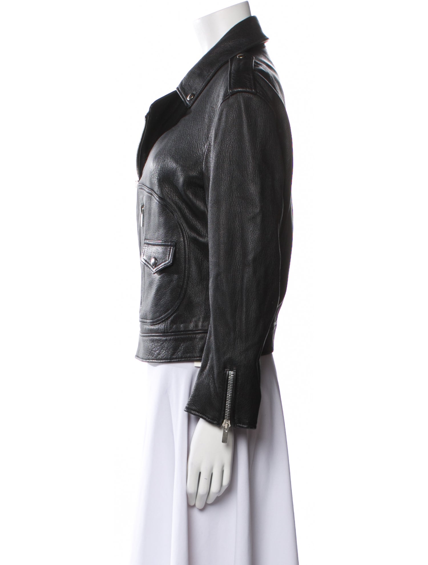 Christian Dior Leather Fur Jacket