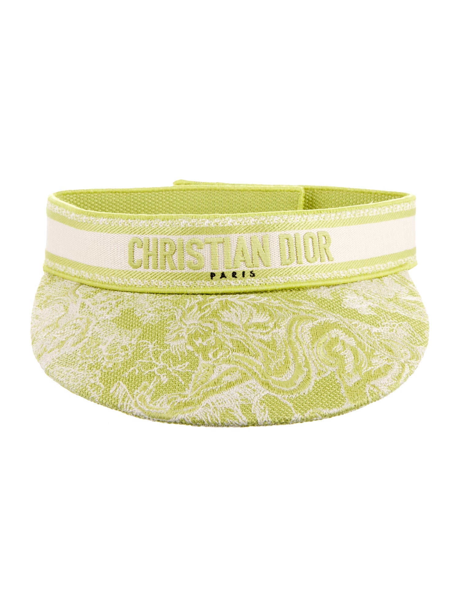 Christian Dior Toile De Jouy Canvas Visor