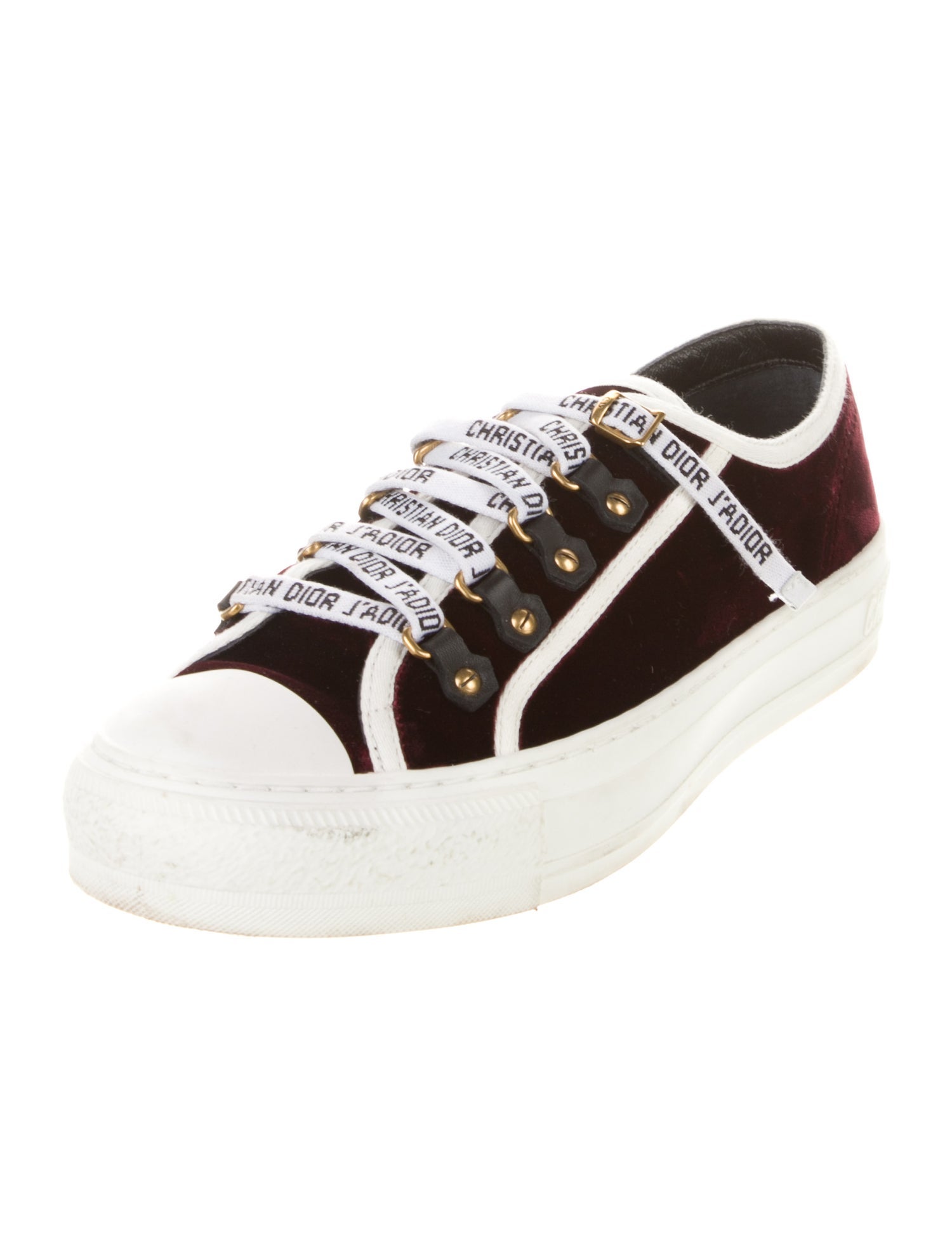 Christian Dior Walk N Dior Velvet Sneakers