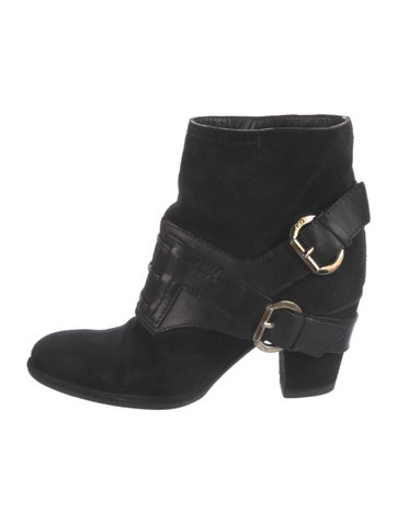 Christian Dior Boots Suede Leather Trim Embellishment 5