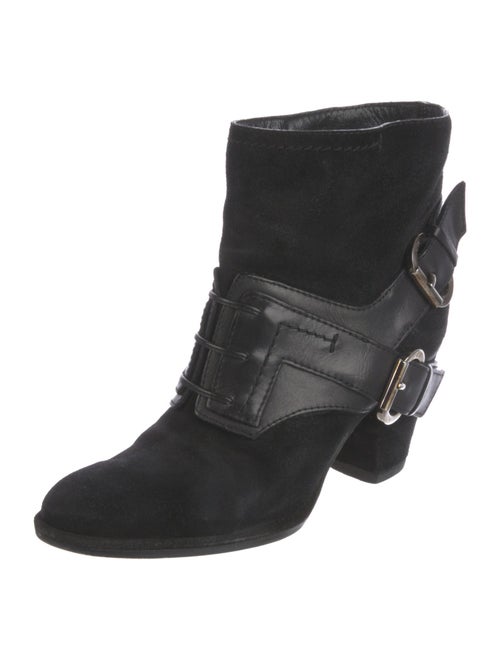 Christian Dior Suede Leather Trim Embellishment Boots
