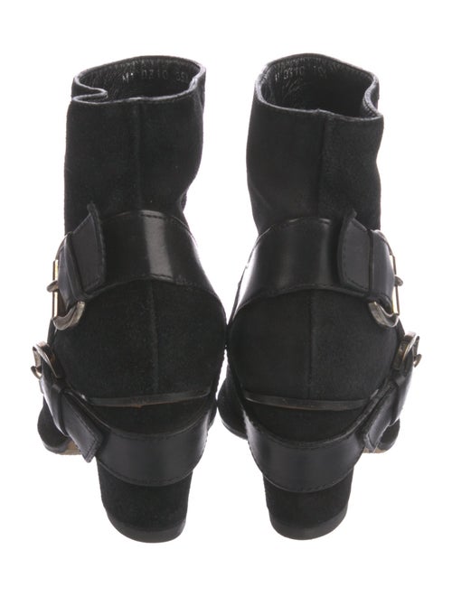 Christian Dior Suede Leather Trim Embellishment Boots
