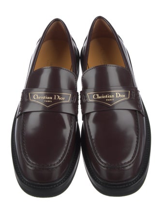 Christian Dior Leather Loafers