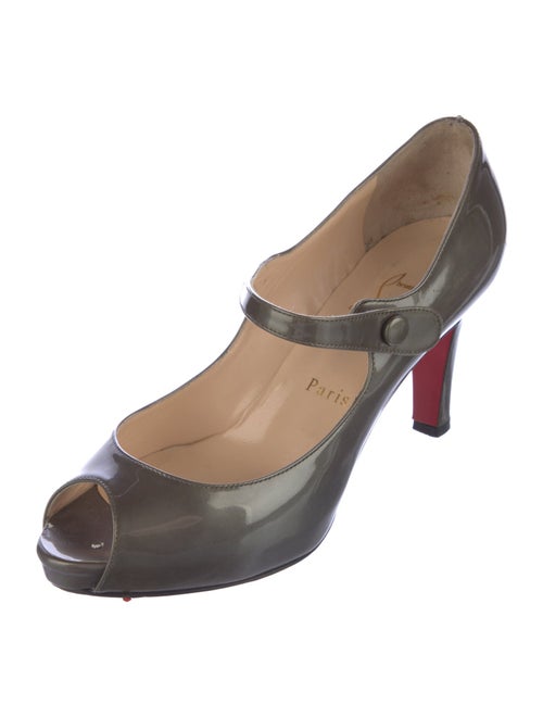 Christian Louboutin Lowa 100 Mary Jane Patent Leather Pumps