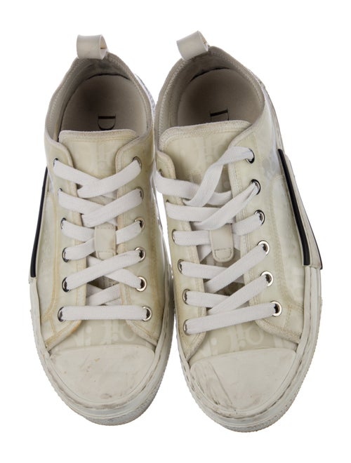 Christian Dior Diorissimo Pattern Mesh Sneakers