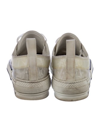 Christian Dior Diorissimo Pattern Mesh Sneakers