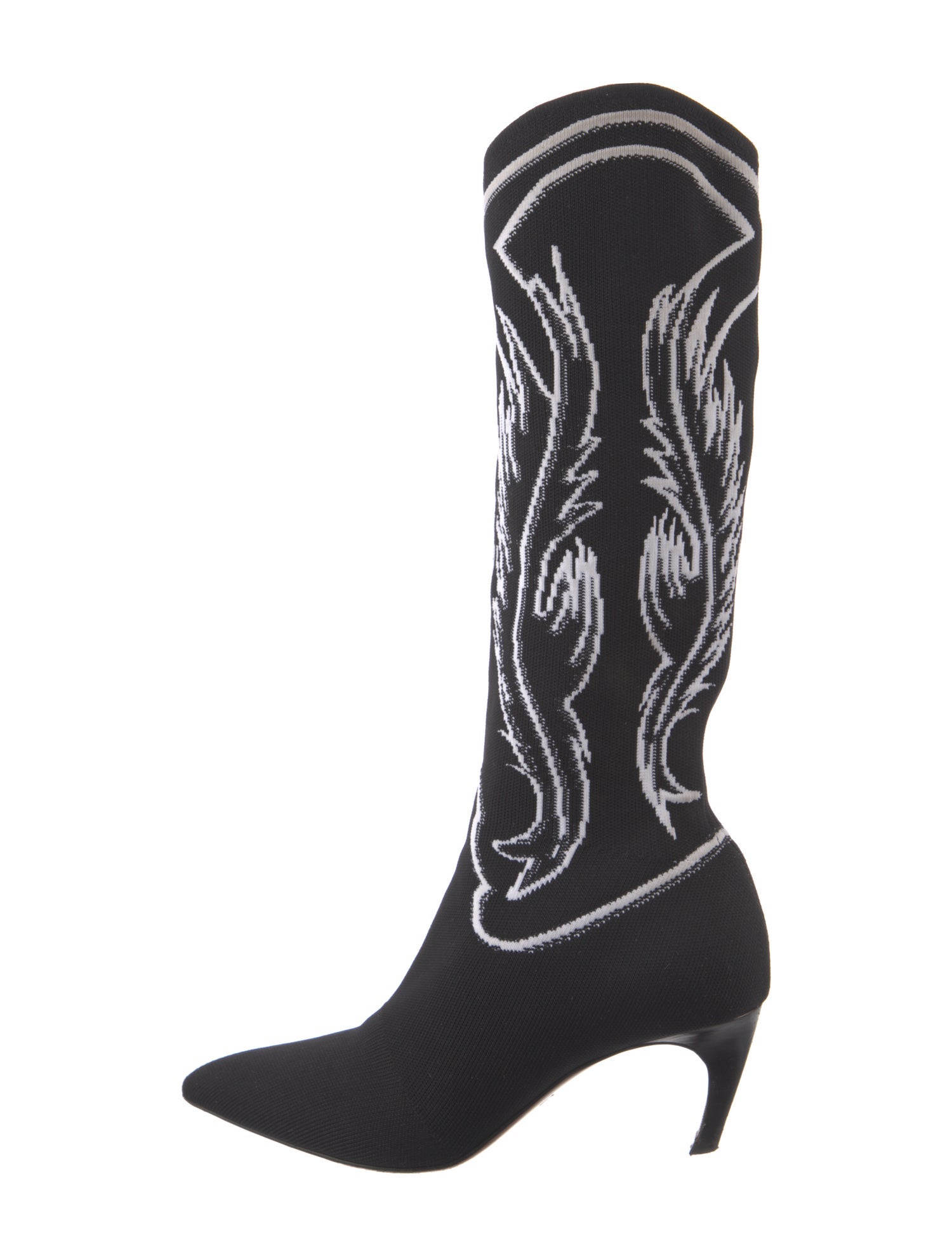 Christian Dior Printed Sock Boots