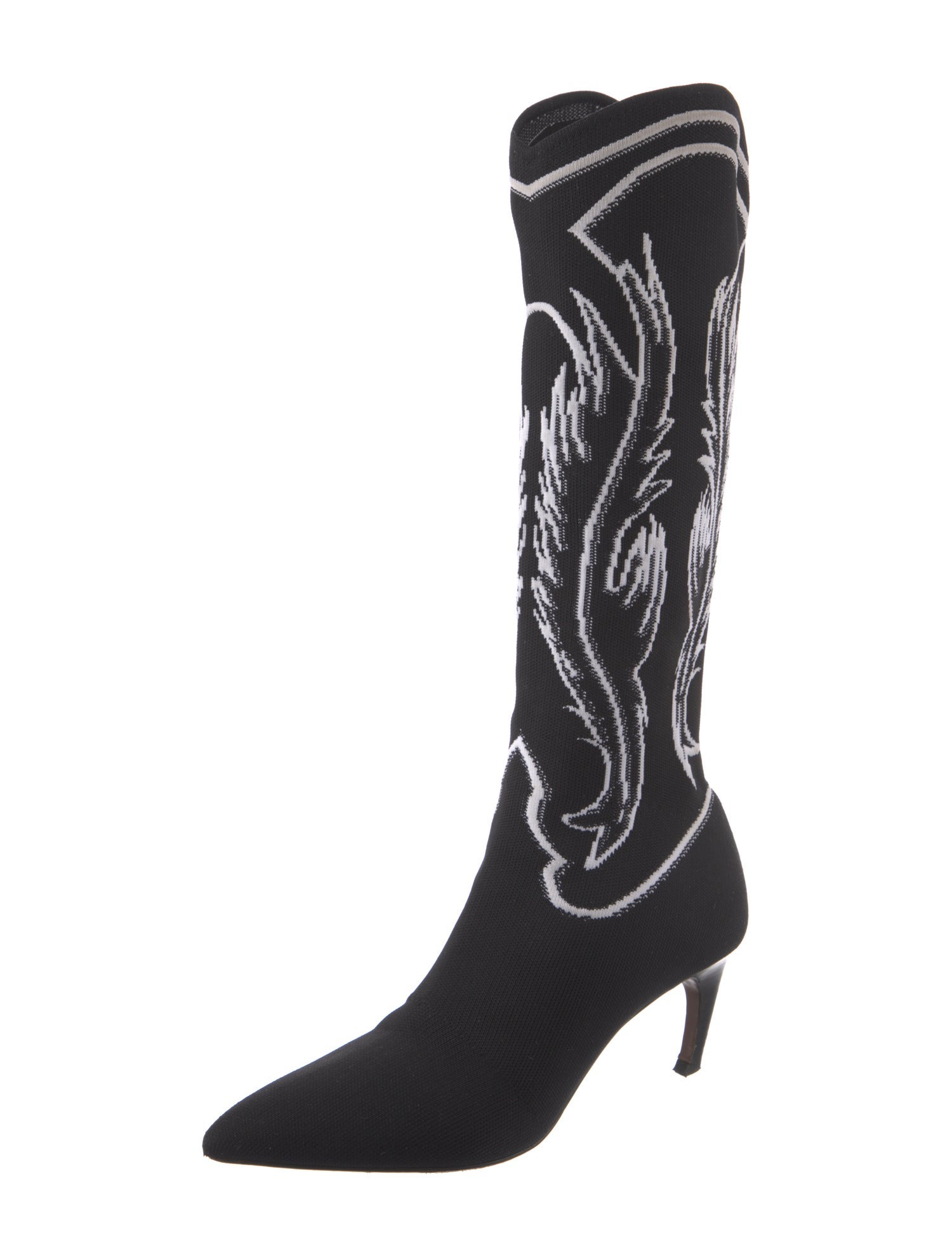 Christian Dior Printed Sock Boots