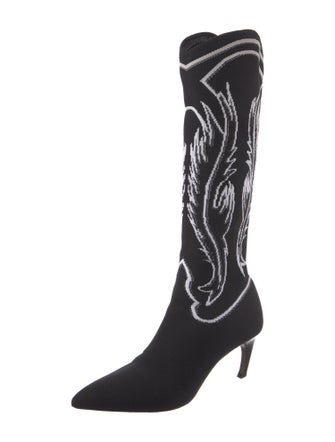 Christian Dior Printed Sock Boots