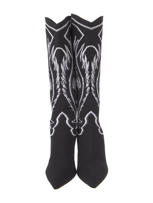 Christian Dior Printed Sock Boots