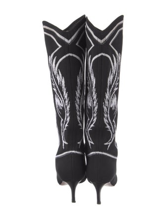 Christian Dior Printed Sock Boots