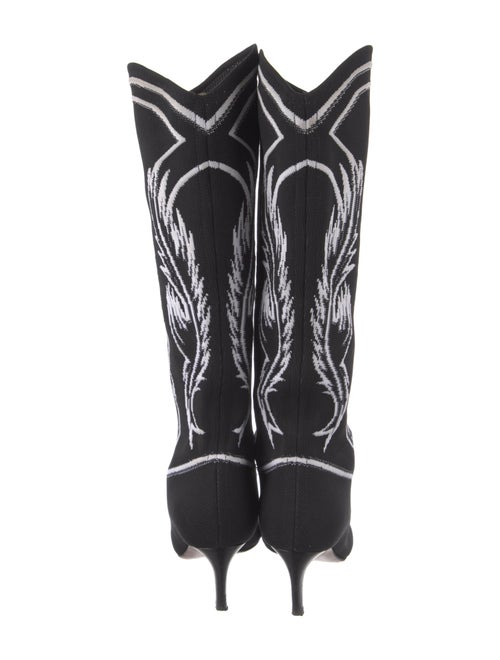 Christian Dior Printed Sock Boots