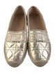 Christian Dior Jute Embroidered Accent Espadrilles