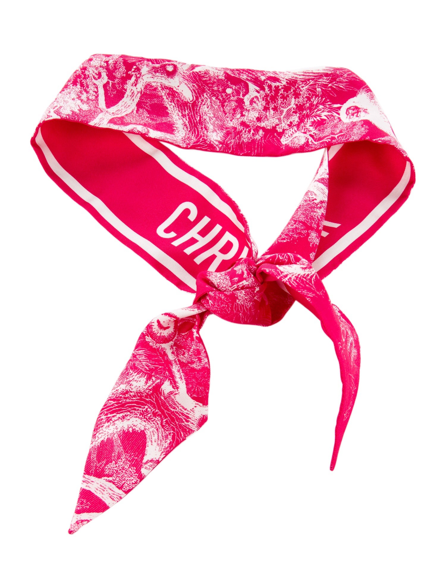 Christian Dior Silk Printed Bandeau