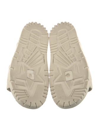 Christian Dior Cannage Pattern Leather Slingback Sandals