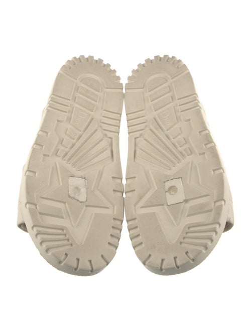 Christian Dior Cannage Pattern Leather Slingback Sandals