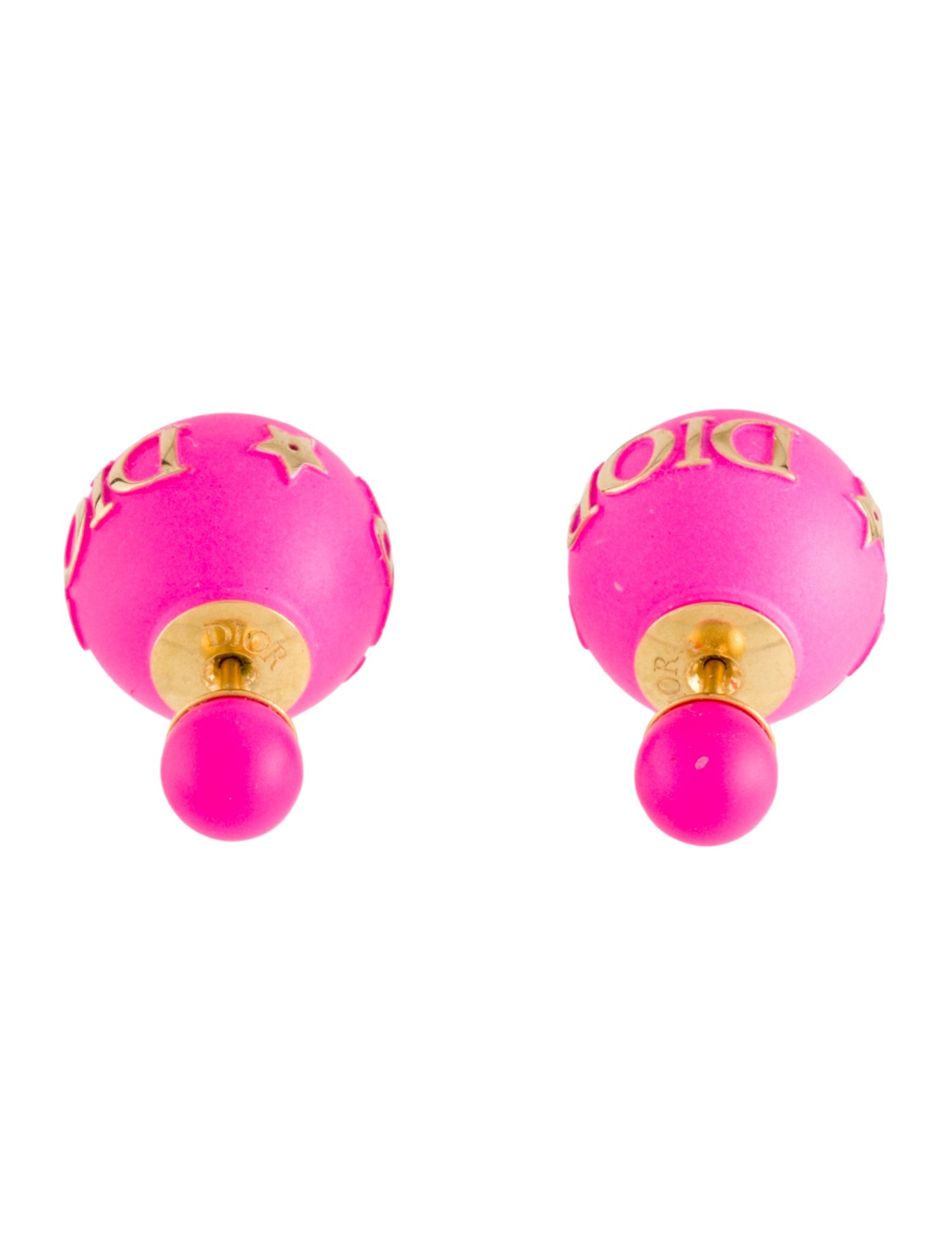 Christian Dior Resin Tribales Earrings