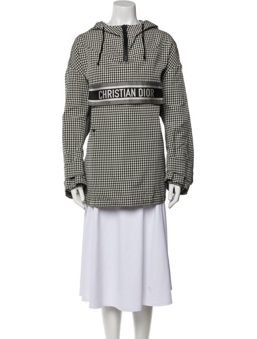 Christian Dior Houndstooth Print Coat