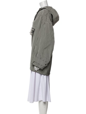 Christian Dior Houndstooth Print Coat