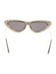 Christian Dior Cat-Eye Mirrored Sunglasses