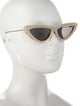Christian Dior Cat-Eye Mirrored Sunglasses
