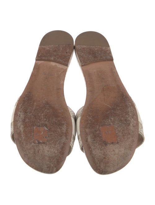 Christian Dior Canvas Printed Slides