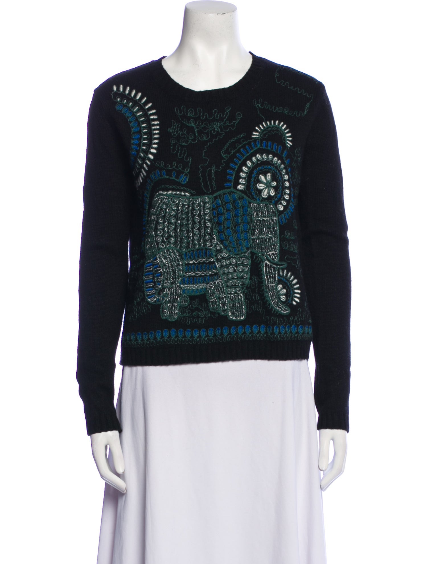 Christian Dior Cashmere Printed Sweater